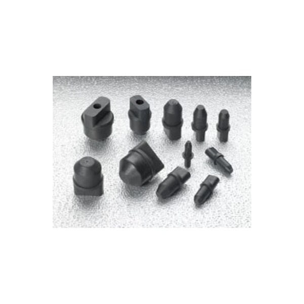 Stockcap Rubber Seal Plugs with Tabs-RSP0610WT-SBR/NR-BLACK, 1000PK 995997 - main